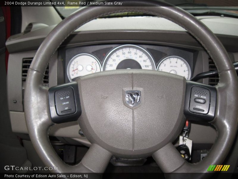 Flame Red / Medium Slate Gray 2004 Dodge Durango Limited 4x4