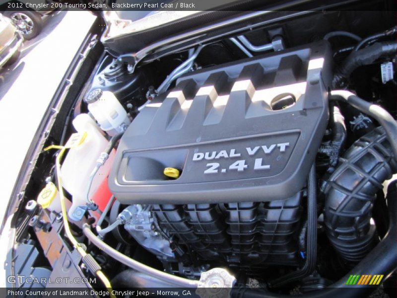 Blackberry Pearl Coat / Black 2012 Chrysler 200 Touring Sedan