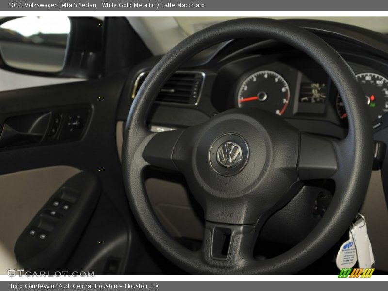 White Gold Metallic / Latte Macchiato 2011 Volkswagen Jetta S Sedan