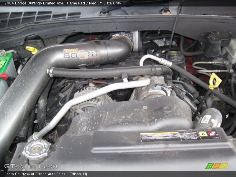 Flame Red / Medium Slate Gray 2004 Dodge Durango Limited 4x4