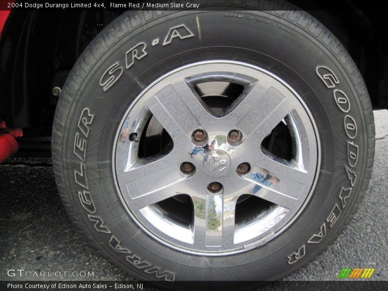 Flame Red / Medium Slate Gray 2004 Dodge Durango Limited 4x4