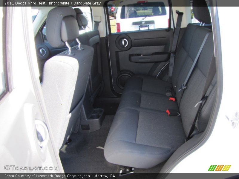 Bright White / Dark Slate Gray 2011 Dodge Nitro Heat