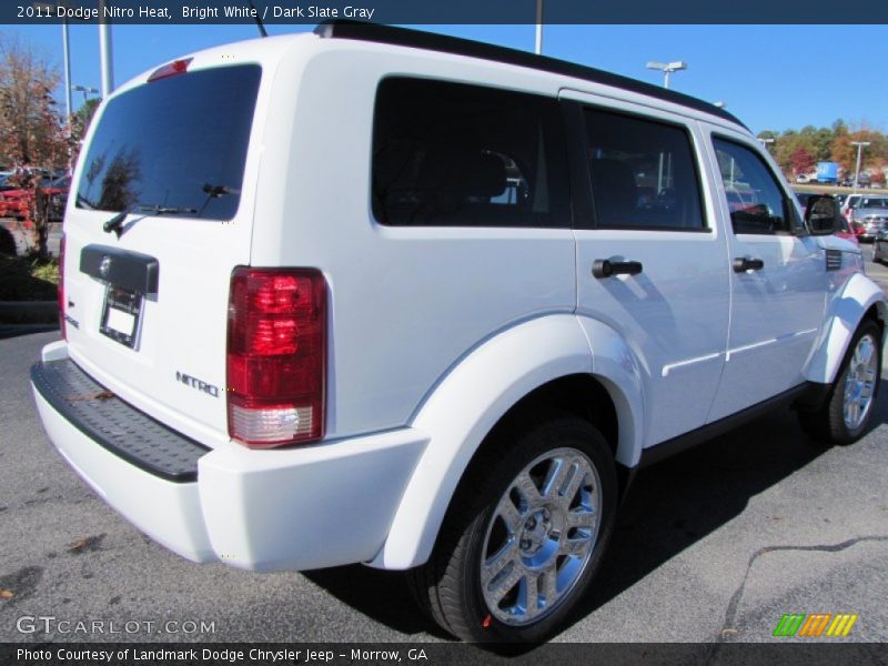 Bright White / Dark Slate Gray 2011 Dodge Nitro Heat