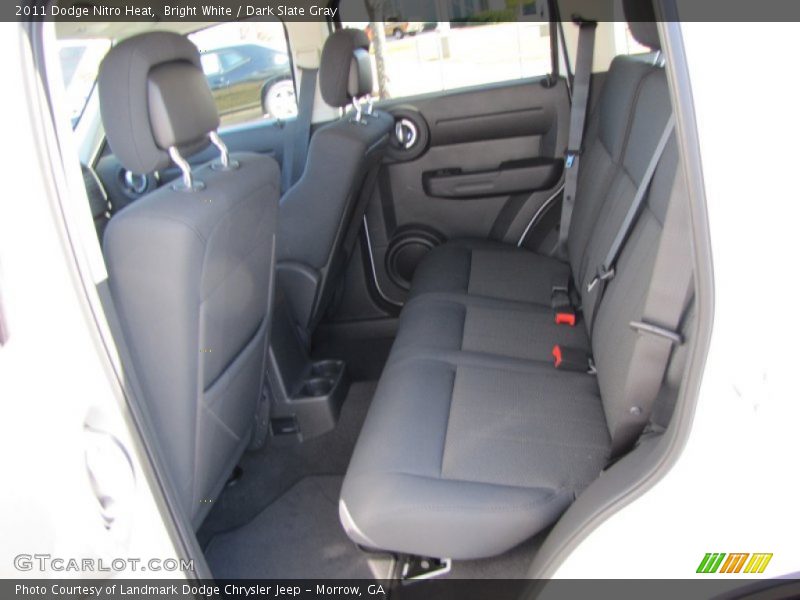 Bright White / Dark Slate Gray 2011 Dodge Nitro Heat