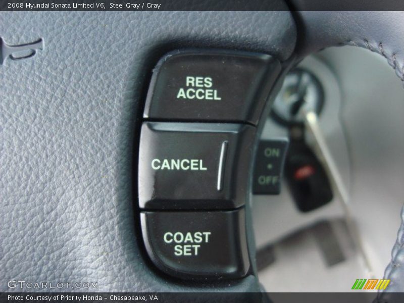 Steel Gray / Gray 2008 Hyundai Sonata Limited V6