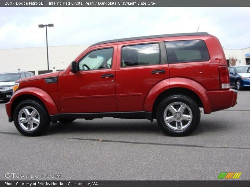 Inferno Red Crystal Pearl / Dark Slate Gray/Light Slate Gray 2007 Dodge Nitro SLT