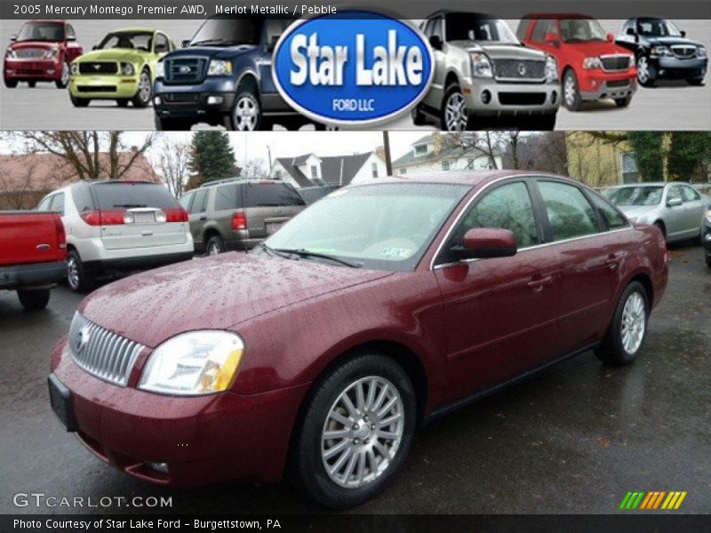 Merlot Metallic / Pebble 2005 Mercury Montego Premier AWD