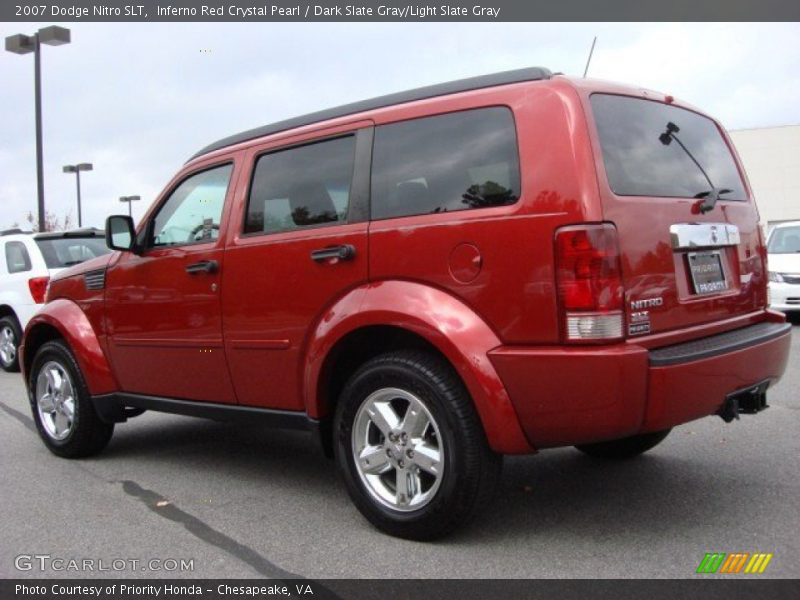 Inferno Red Crystal Pearl / Dark Slate Gray/Light Slate Gray 2007 Dodge Nitro SLT
