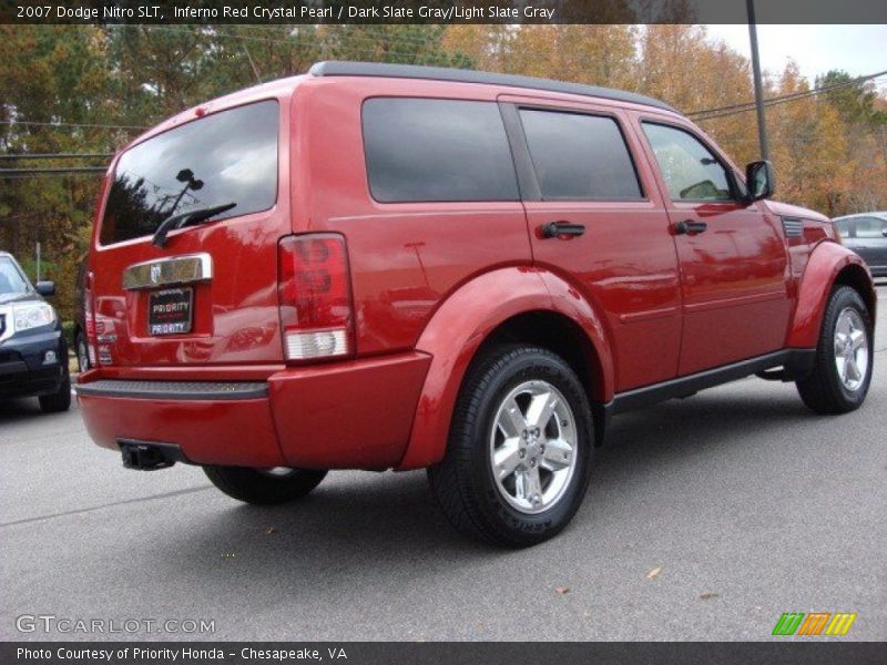 Inferno Red Crystal Pearl / Dark Slate Gray/Light Slate Gray 2007 Dodge Nitro SLT
