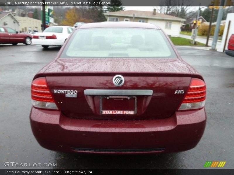 Merlot Metallic / Pebble 2005 Mercury Montego Premier AWD