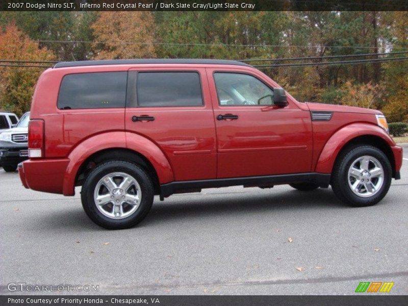Inferno Red Crystal Pearl / Dark Slate Gray/Light Slate Gray 2007 Dodge Nitro SLT