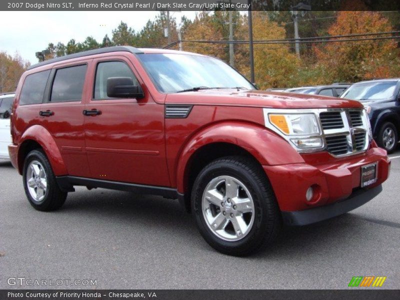 Inferno Red Crystal Pearl / Dark Slate Gray/Light Slate Gray 2007 Dodge Nitro SLT