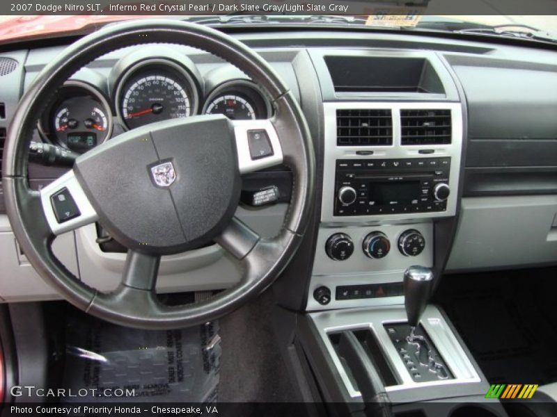 Inferno Red Crystal Pearl / Dark Slate Gray/Light Slate Gray 2007 Dodge Nitro SLT