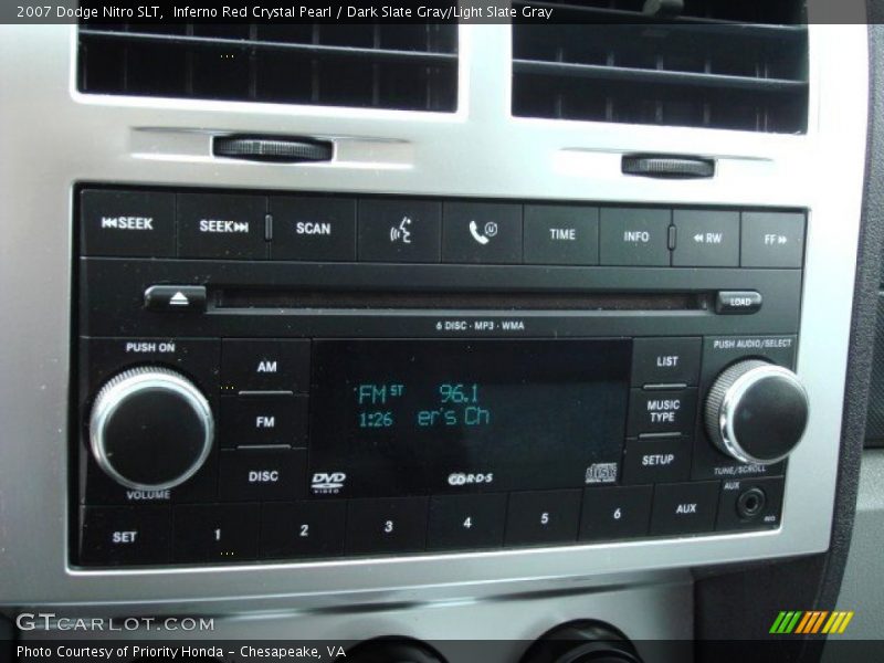 Inferno Red Crystal Pearl / Dark Slate Gray/Light Slate Gray 2007 Dodge Nitro SLT