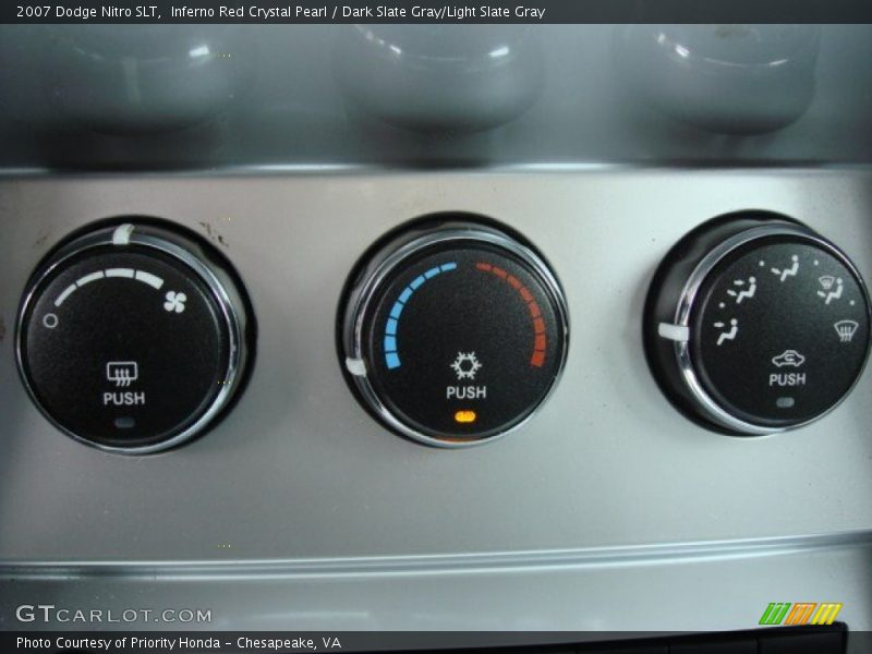 Inferno Red Crystal Pearl / Dark Slate Gray/Light Slate Gray 2007 Dodge Nitro SLT
