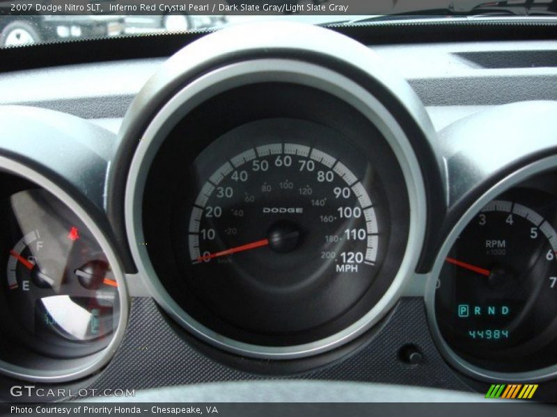 Inferno Red Crystal Pearl / Dark Slate Gray/Light Slate Gray 2007 Dodge Nitro SLT