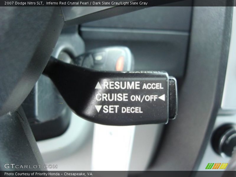 Inferno Red Crystal Pearl / Dark Slate Gray/Light Slate Gray 2007 Dodge Nitro SLT