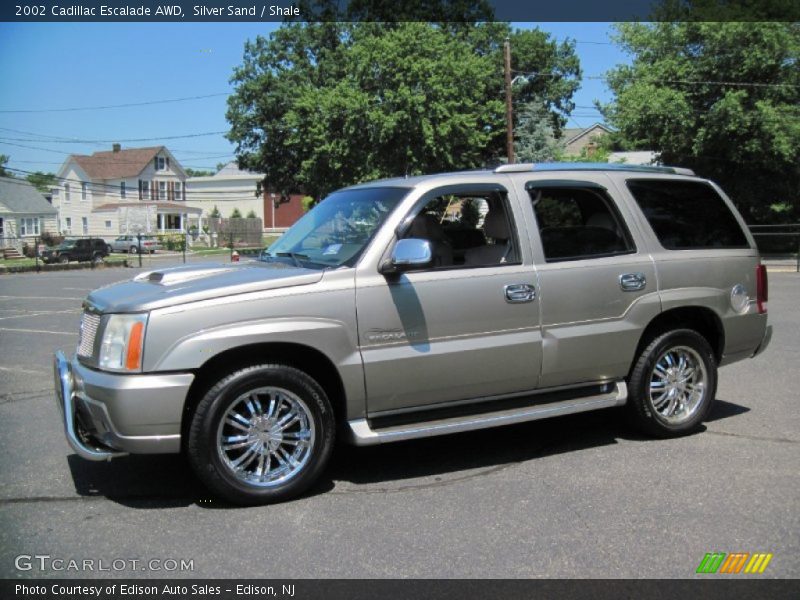 Silver Sand / Shale 2002 Cadillac Escalade AWD