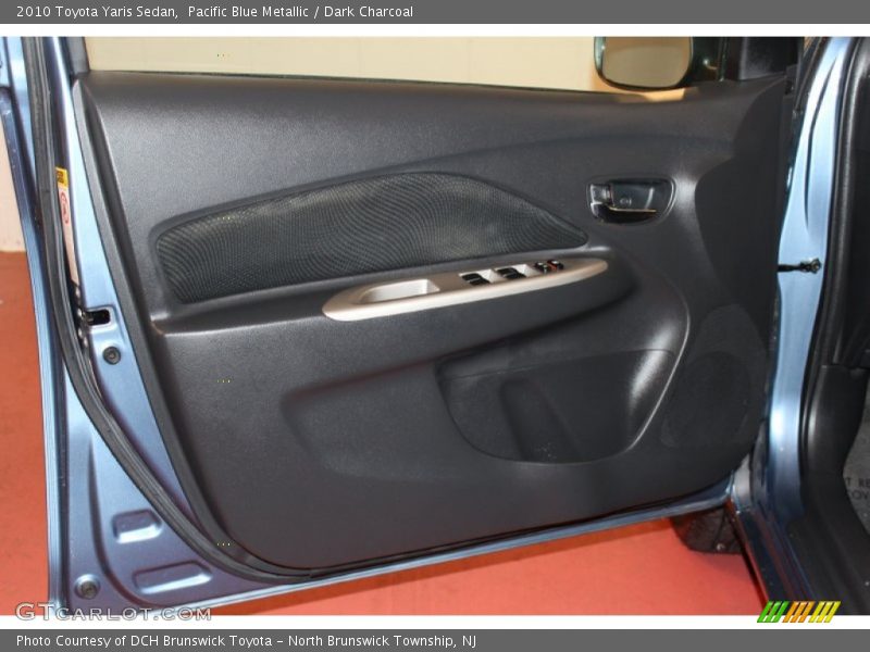 Pacific Blue Metallic / Dark Charcoal 2010 Toyota Yaris Sedan