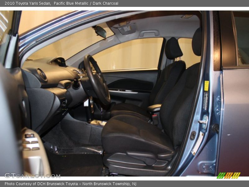 Pacific Blue Metallic / Dark Charcoal 2010 Toyota Yaris Sedan