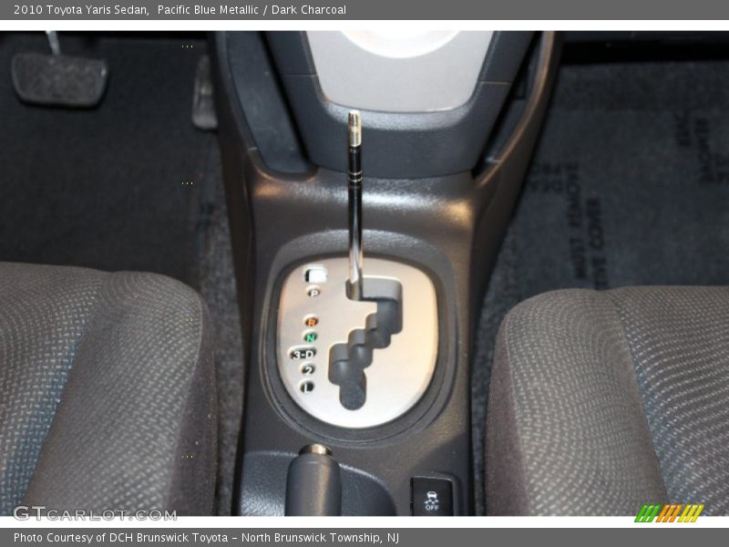 Pacific Blue Metallic / Dark Charcoal 2010 Toyota Yaris Sedan