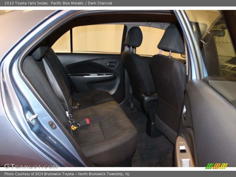 Pacific Blue Metallic / Dark Charcoal 2010 Toyota Yaris Sedan