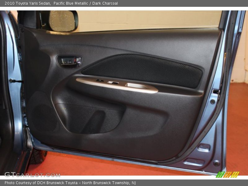 Pacific Blue Metallic / Dark Charcoal 2010 Toyota Yaris Sedan