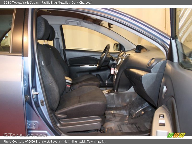 Pacific Blue Metallic / Dark Charcoal 2010 Toyota Yaris Sedan