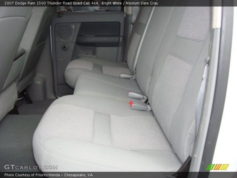 Bright White / Medium Slate Gray 2007 Dodge Ram 1500 Thunder Road Quad Cab 4x4