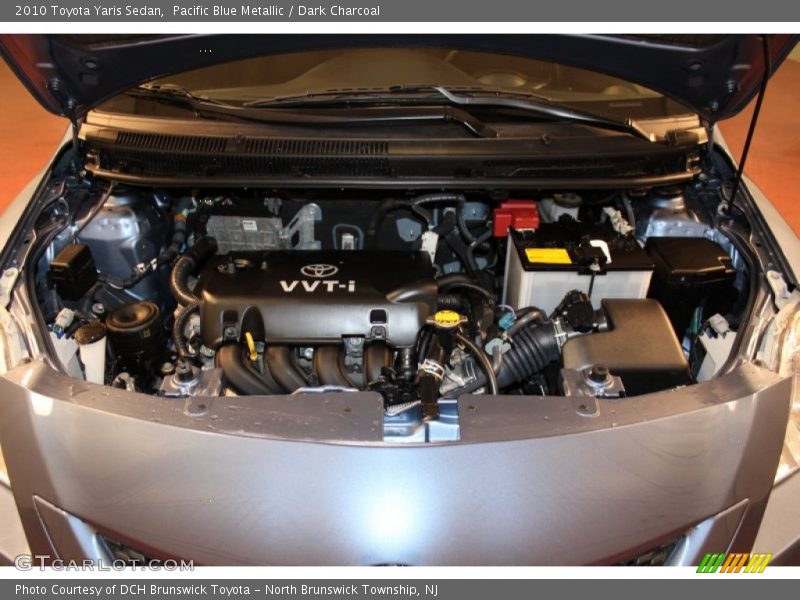 Pacific Blue Metallic / Dark Charcoal 2010 Toyota Yaris Sedan