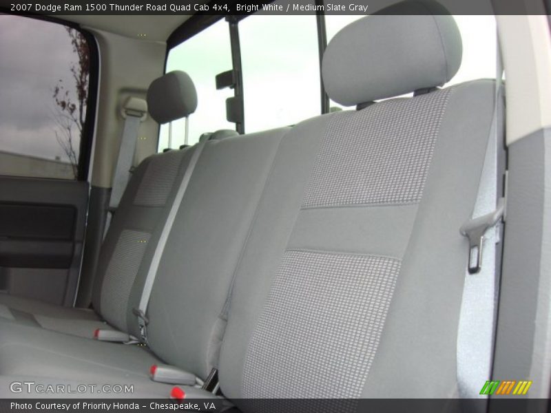 Bright White / Medium Slate Gray 2007 Dodge Ram 1500 Thunder Road Quad Cab 4x4