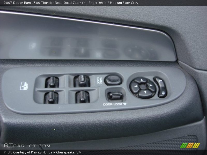 Bright White / Medium Slate Gray 2007 Dodge Ram 1500 Thunder Road Quad Cab 4x4
