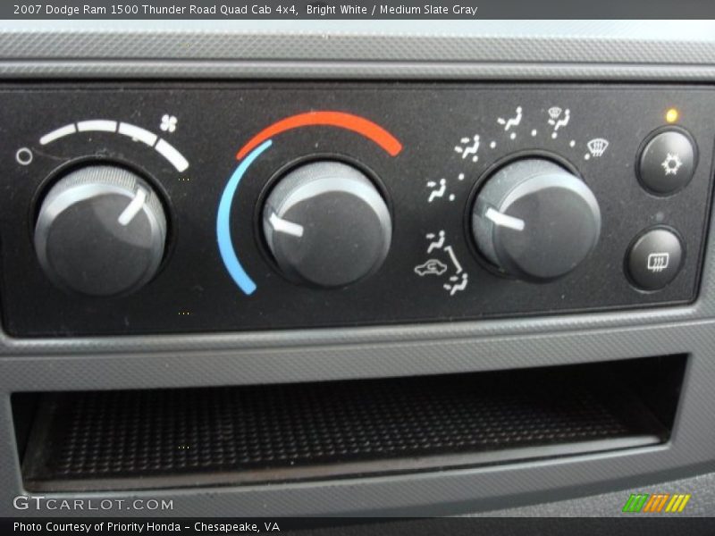 Bright White / Medium Slate Gray 2007 Dodge Ram 1500 Thunder Road Quad Cab 4x4