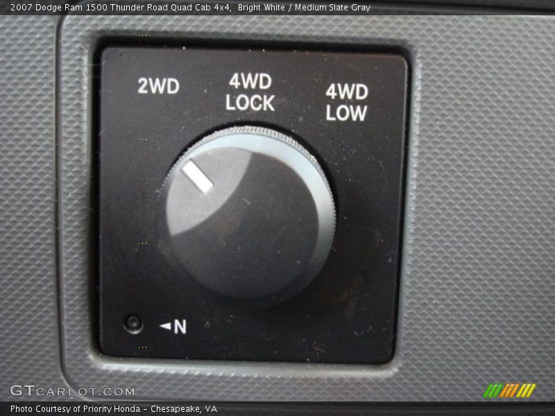 Bright White / Medium Slate Gray 2007 Dodge Ram 1500 Thunder Road Quad Cab 4x4
