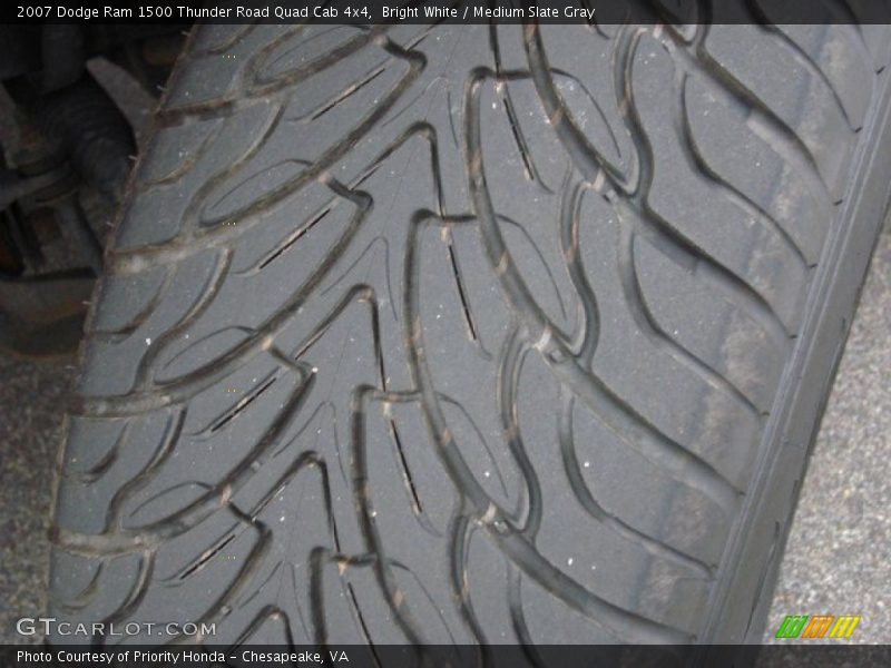 Bright White / Medium Slate Gray 2007 Dodge Ram 1500 Thunder Road Quad Cab 4x4