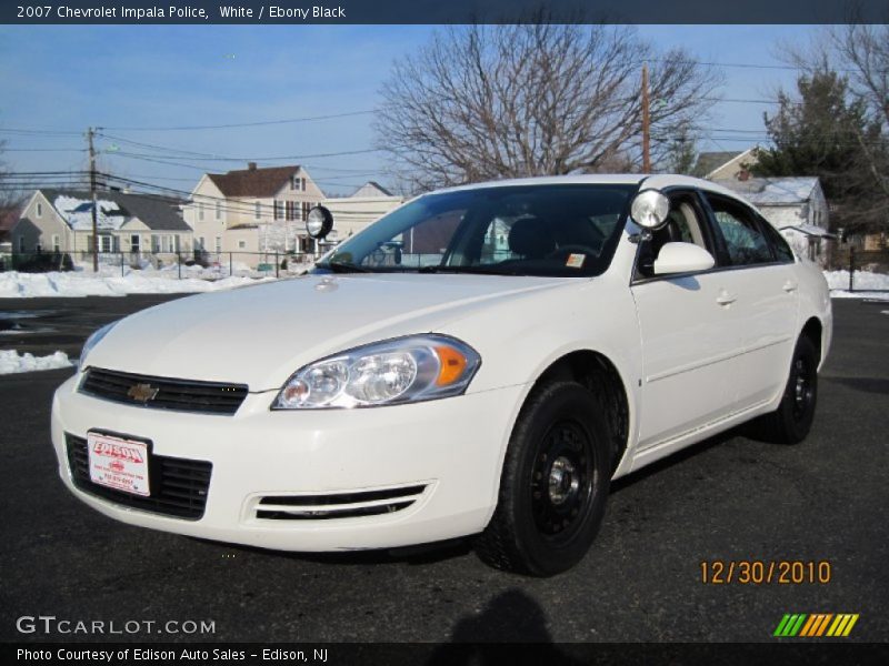 White / Ebony Black 2007 Chevrolet Impala Police