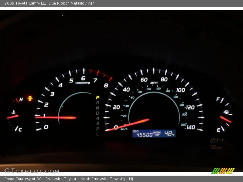 Blue Ribbon Metallic / Ash 2009 Toyota Camry LE