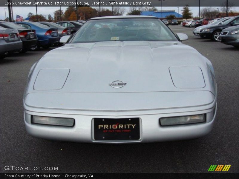 Sebring Silver Metallic / Light Gray 1996 Chevrolet Corvette Collector Edition Coupe