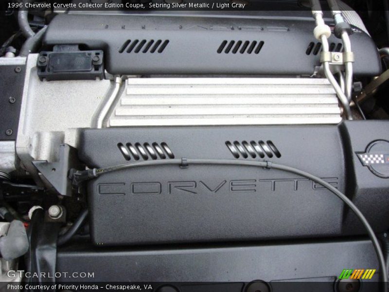  1996 Corvette Collector Edition Coupe Engine - 5.7 Liter OHV 16-Valve LT1 V8