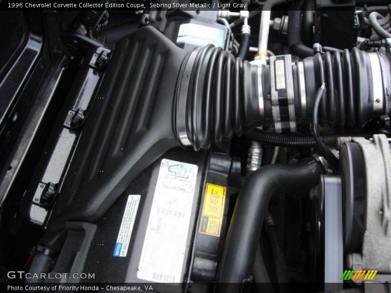  1996 Corvette Collector Edition Coupe Engine - 5.7 Liter OHV 16-Valve LT1 V8