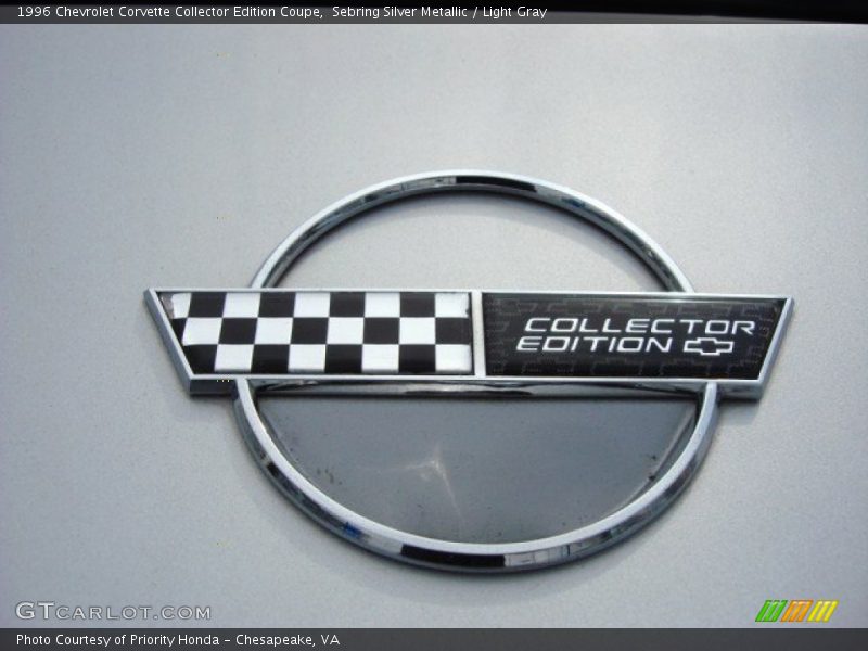 Collector Edition Logo - 1996 Chevrolet Corvette Collector Edition Coupe