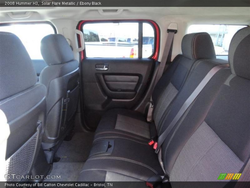 Solar Flare Metallic / Ebony Black 2008 Hummer H3