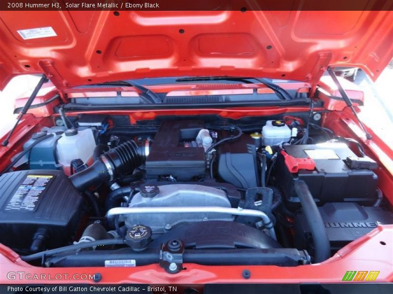 Solar Flare Metallic / Ebony Black 2008 Hummer H3