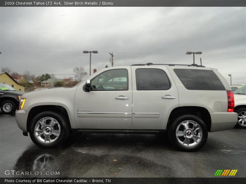 Silver Birch Metallic / Ebony 2009 Chevrolet Tahoe LTZ 4x4