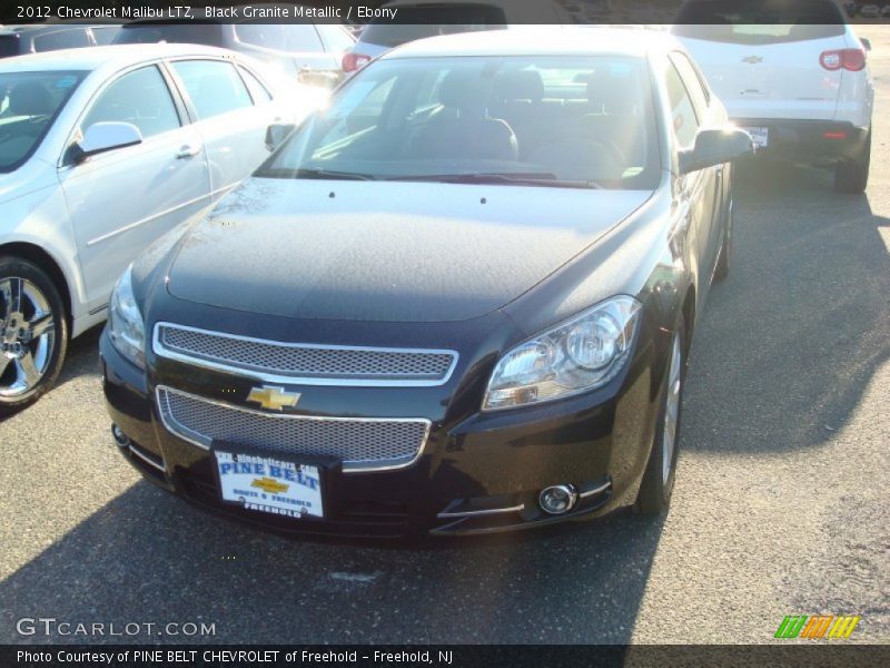 Black Granite Metallic / Ebony 2012 Chevrolet Malibu LTZ