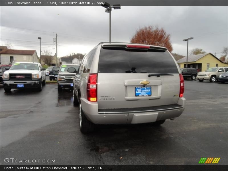 Silver Birch Metallic / Ebony 2009 Chevrolet Tahoe LTZ 4x4