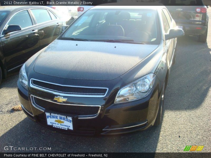 Black Granite Metallic / Ebony 2012 Chevrolet Malibu LT