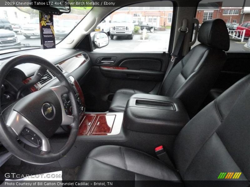 Silver Birch Metallic / Ebony 2009 Chevrolet Tahoe LTZ 4x4