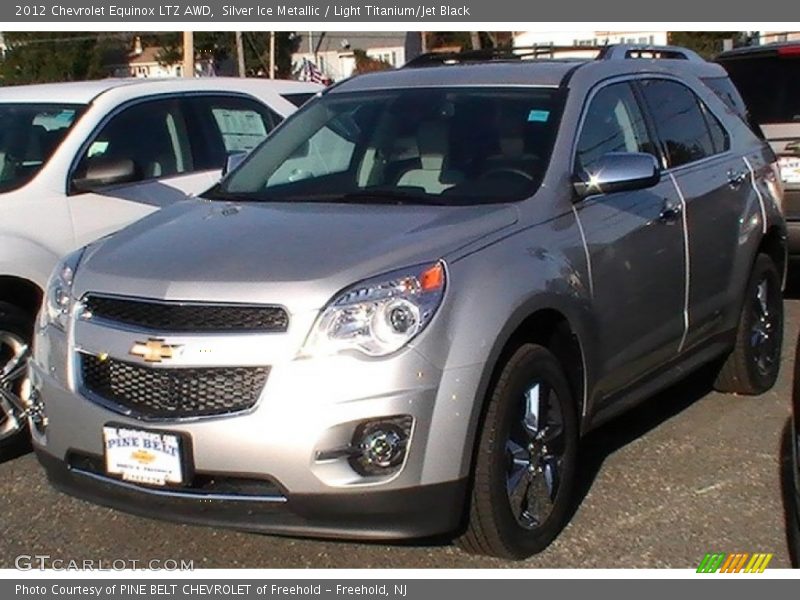 Silver Ice Metallic / Light Titanium/Jet Black 2012 Chevrolet Equinox LTZ AWD