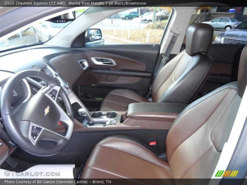  2010 Equinox LTZ AWD Jet Black/Brownstone Interior